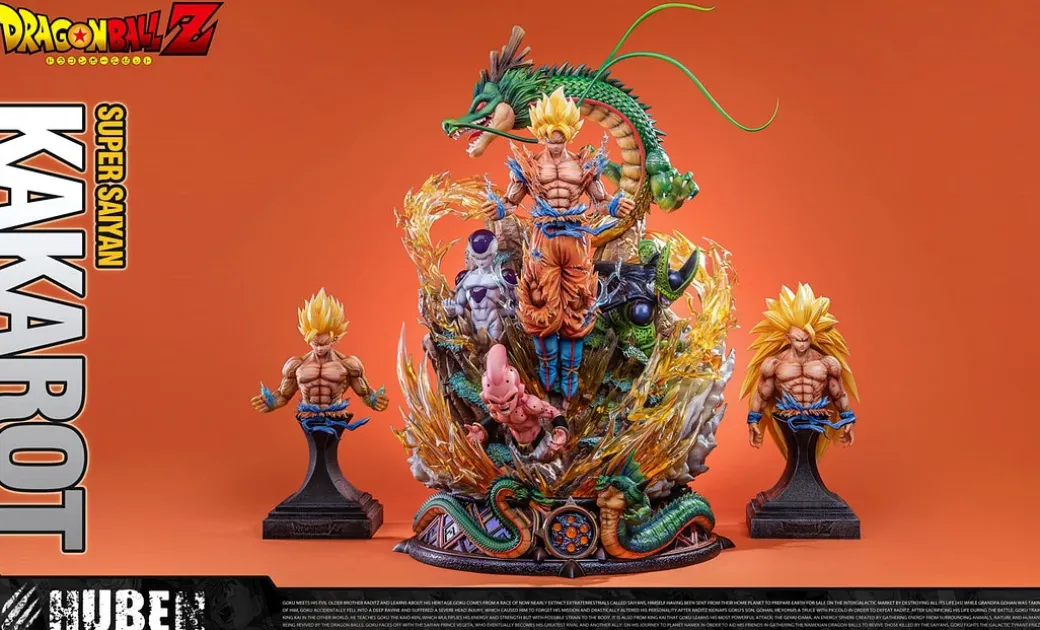 1/6 & 1/4 Scale Son Goku & Three Villains - Dragon Ball Resin Statue - HuBen Studios