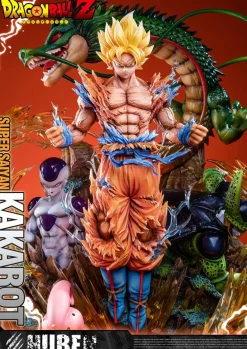 1/6 & 1/4 Scale Son Goku & Three Villains - Dragon Ball Resin Statue - HuBen Studios