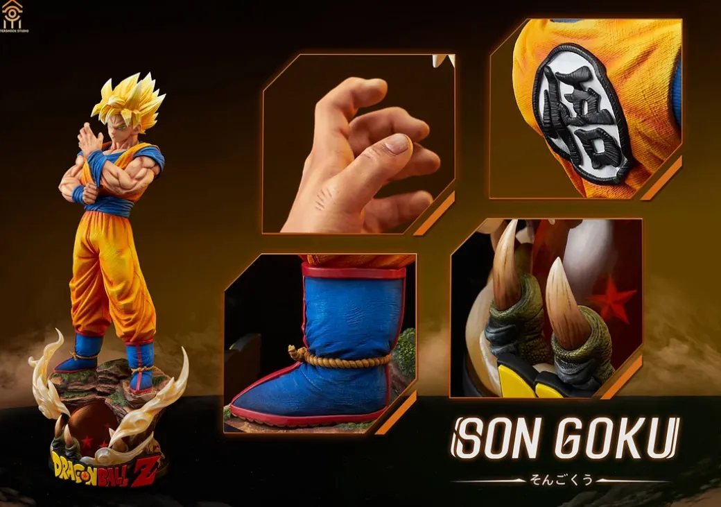 1/6 & 1/4 Scale Son Goku & Vegeta - Dragon Ball Resin Statue - AfterShock Studio