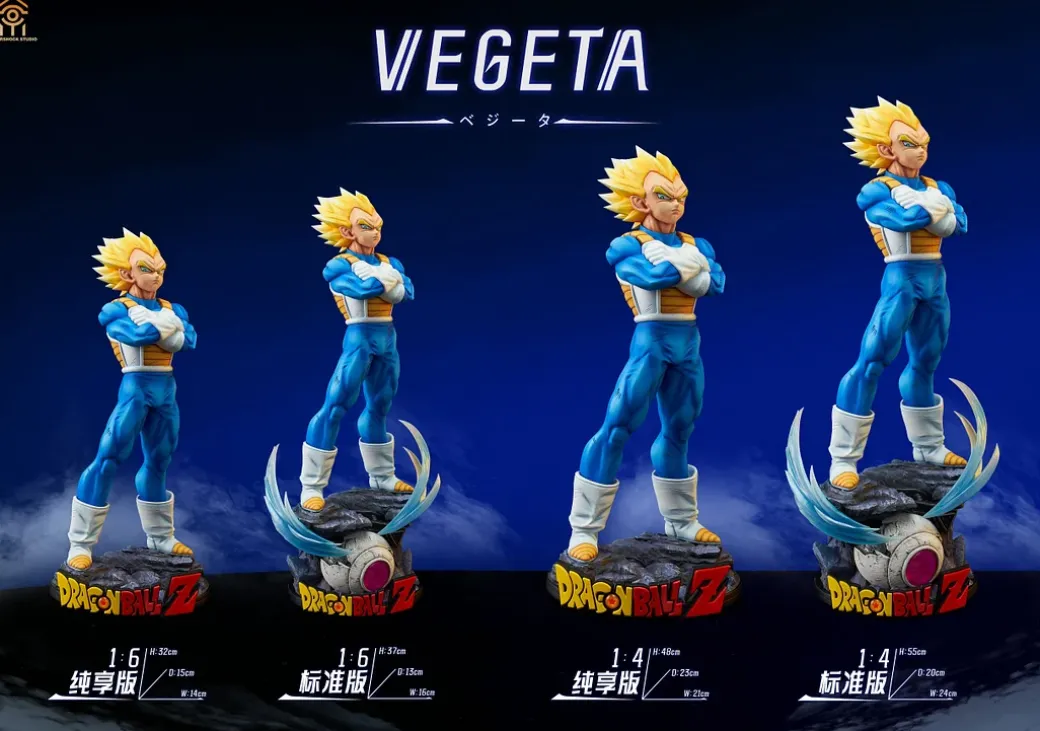 1/6 & 1/4 Scale Son Goku & Vegeta - Dragon Ball Resin Statue - AfterShock Studio