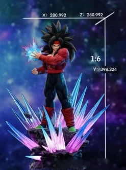 1/6 & 1/4 Scale Super Saiyan 4 Bardock with LED - Dragon Ball Resin Statue - Kylin Studio