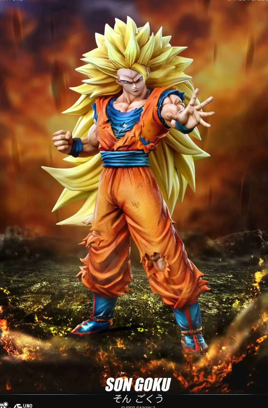 1/6 & 1/4 Scale Super Saiyan 3 Son Goku - Dragon Ball Resin Statue - DK Studio