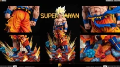 1/6 & 1/4 Scale Super Saiyan 1 Son Goku 2.0 with LED - Dragon Ball Resin Statue - Du-Studio