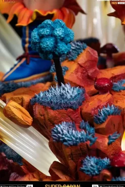1/6 & 1/4 Scale Super Saiyan 1 Son Goku 2.0 with LED - Dragon Ball Resin Statue - Du-Studio