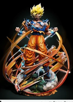 1/6 & 1/4 Scale Super Saiyan 2 Son Goku - Dragon Ball Resin Statue - LAST SLEEP Studios