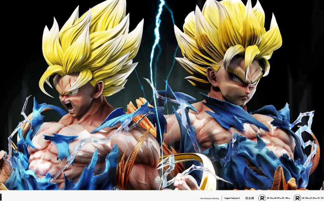 1/6 & 1/4 Scale Super Saiyan 2 Son Goku - Dragon Ball Resin Statue - LAST SLEEP Studios