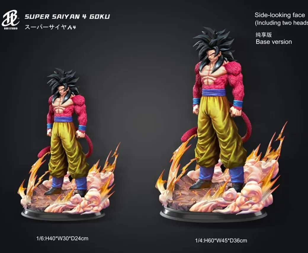 1/6 & 1/4 Scale Super Saiyan 4 Son Goku - Dragon Ball Resin Statue - BUU Studios