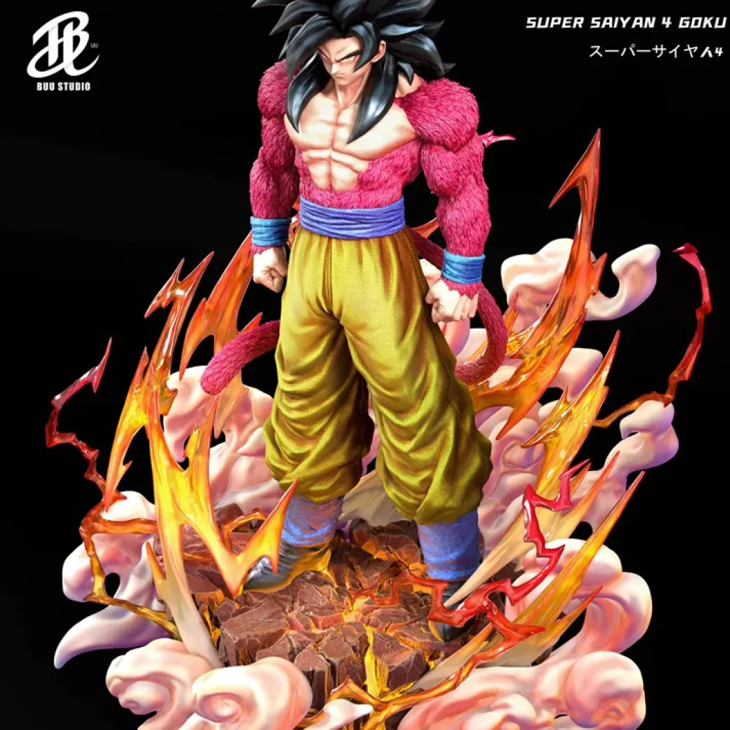 1/6 & 1/4 Scale Super Saiyan 4 Son Goku - Dragon Ball Resin Statue - BUU Studios