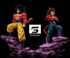1/6 & 1/4 Scale Super Saiyan 4 Son Goku & Vegeta - Dragon Ball Resin Statue - Fighting Sprit Studio