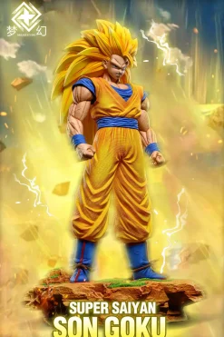 1/6 & 1/3 Scale Super Saiyan 3 Son Goku - Dragon Ball Resin Statue - Dream Studios