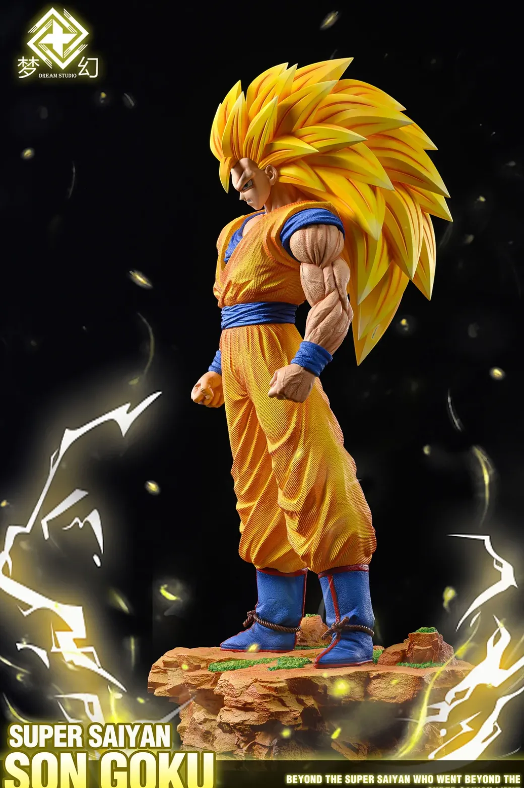 1/6 & 1/3 Scale Super Saiyan 3 Son Goku - Dragon Ball Resin Statue - Dream Studios