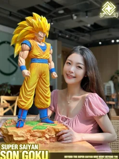 1/6 & 1/3 Scale Super Saiyan 3 Son Goku - Dragon Ball Resin Statue - Dream Studios