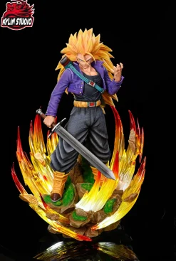 1/6 & 1/4 Scale Super Saiyan 3 Trunks - Dragon Ball Resin Statue - Kylin Studio