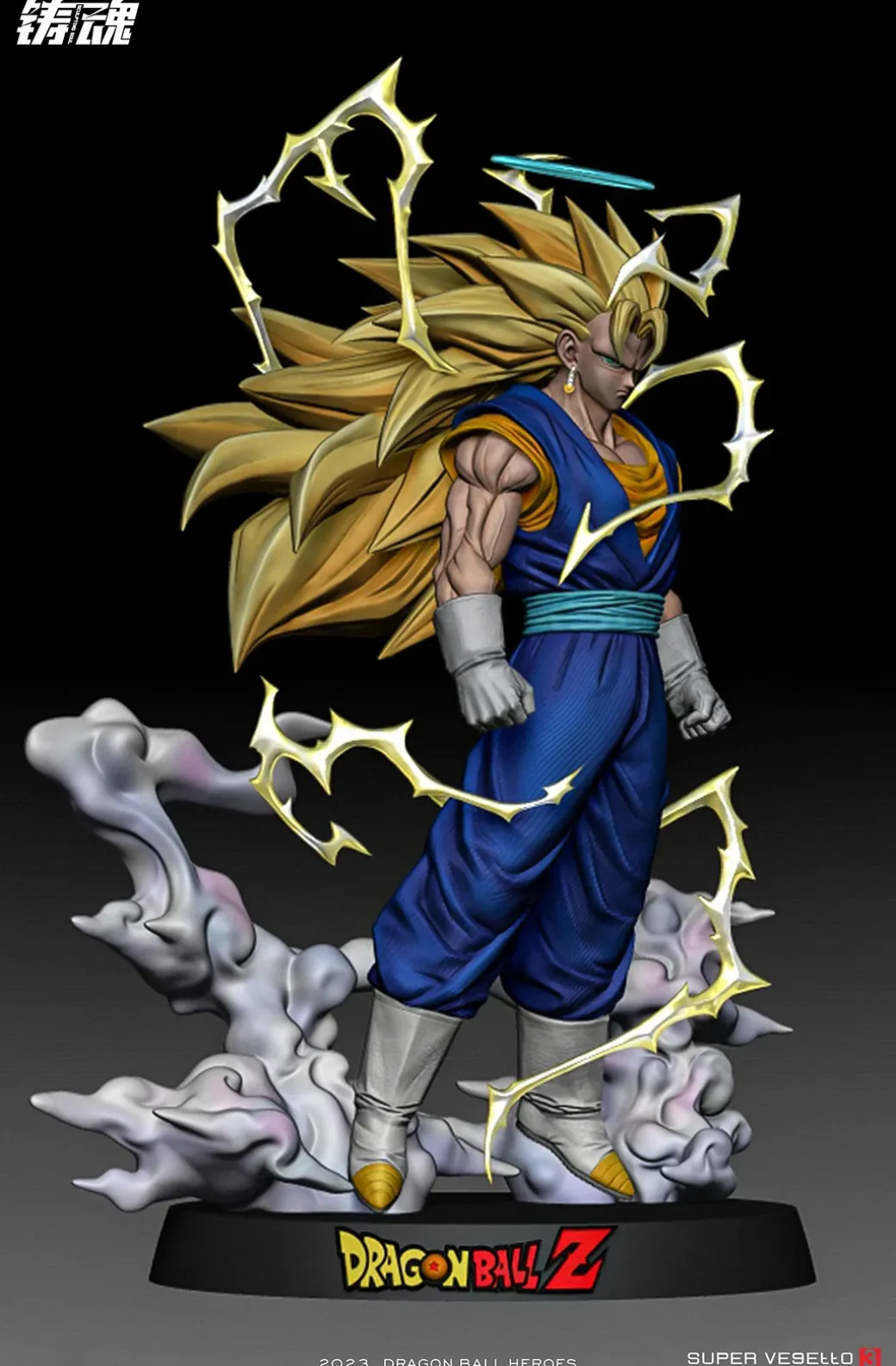 1/6 & 1/4 Scale Super Saiyan 3 Vegetto - Dragon Ball Resin Statue - Sculpting Soul Studios