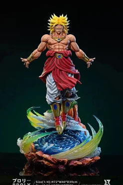 1/6 & 1/4 Scale Super Saiyan Broly with LED - Dragon Ball Resin Statue - Z Studio