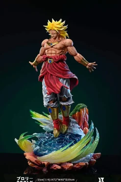 1/6 & 1/4 Scale Super Saiyan Broly with LED - Dragon Ball Resin Statue - Z Studio