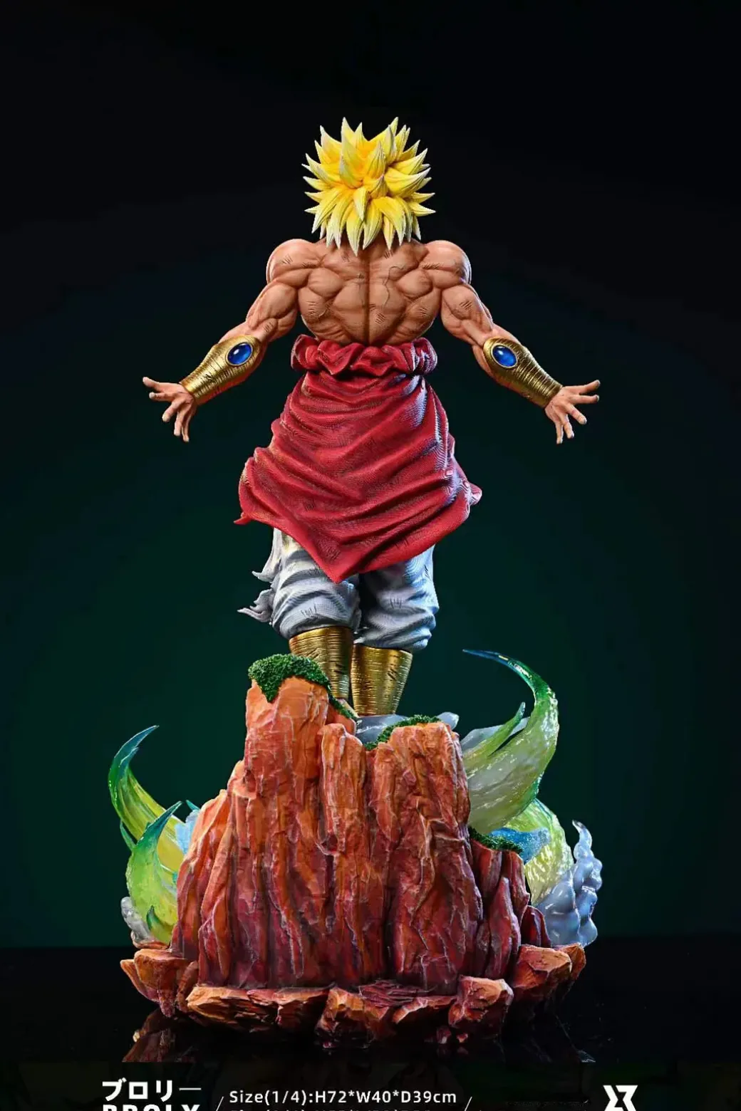 1/6 & 1/4 Scale Super Saiyan Broly with LED - Dragon Ball Resin Statue - Z Studio