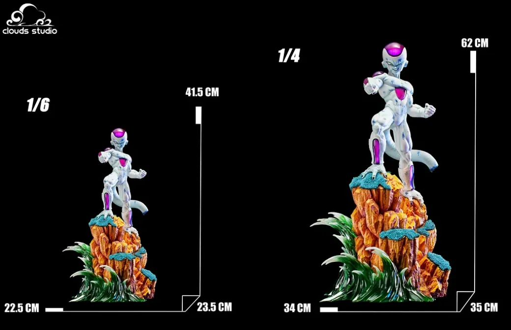 1/6 & 1/4 Scale 4th Form & Full Power Frieza - Dragon Ball Resin Statue - Clouds Studios