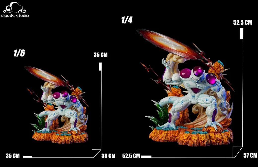 1/6 & 1/4 Scale 4th Form & Full Power Frieza - Dragon Ball Resin Statue - Clouds Studios