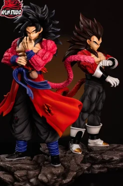 1/6 & 1/4 Scale The Time Patrol Super Saiyan 4 Vegeta & Son Goku - Dragon Ball Resin Statue - Kylin Studio