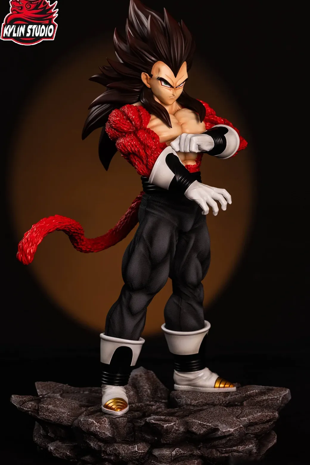 1/6 & 1/4 Scale The Time Patrol Super Saiyan 4 Vegeta & Son Goku - Dragon Ball Resin Statue - Kylin Studio