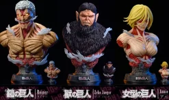 1/1 & 1/4 Scale Three Titans Bust Statue - Attack on Titan Resin Statue - Joy Station Collection