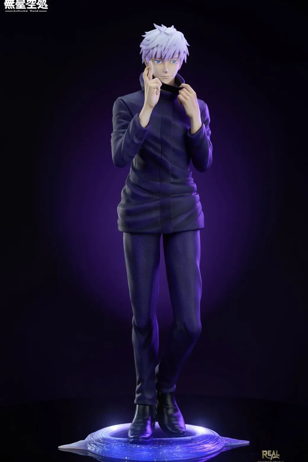 1/6 & 1/4 Scale Unlimited Void Satoru Gojo with LED - Jujutsu Kaisen Resin Statue - Real Creation Studio