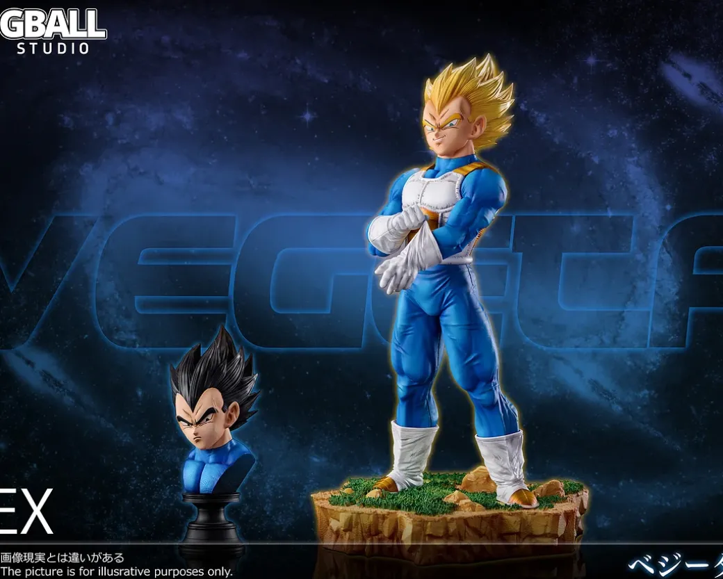 1/6 & 1/4 Scale Vegeta - Dragon Ball Resin Statue - GBALL Studio
