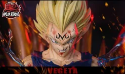1/6 & 1/4 Scale Vegeta with LED - Dragon Ball Resin Statue - Kylin Studio