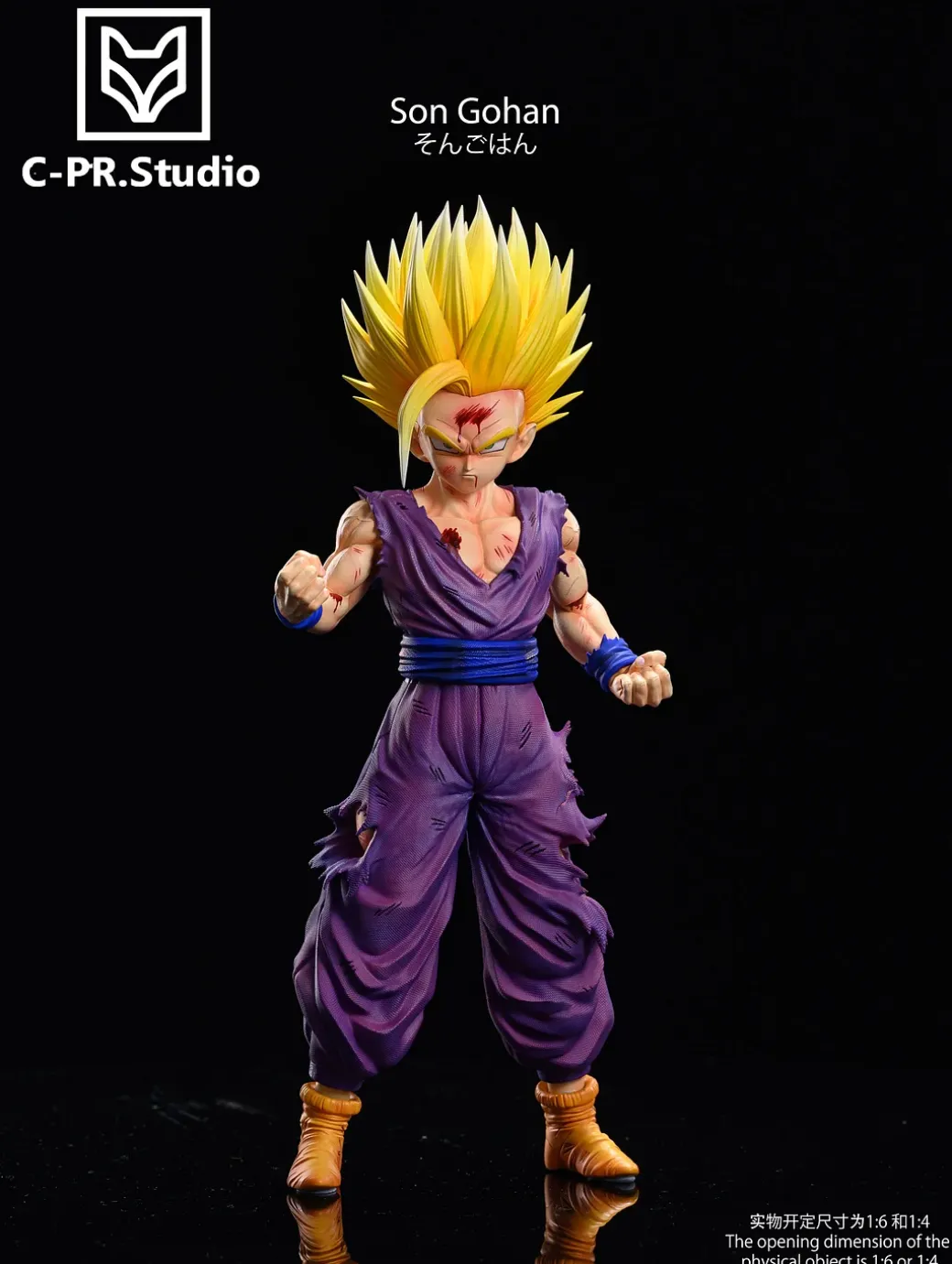 1/6 & 1/4 Scale Warrior 02 Super Saiyan 2 Son Gohan - Dragon Ball Resin Statue - Cpr Studio