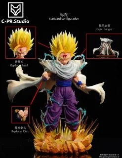 1/6 & 1/4 Scale Warrior 02 Super Saiyan 2 Son Gohan - Dragon Ball Resin Statue - Cpr Studio