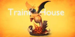 1/20 & 1/8 Scale World Zukan Ash Ketchum & Charizard - Pokemon Statue - Trainer House Studios