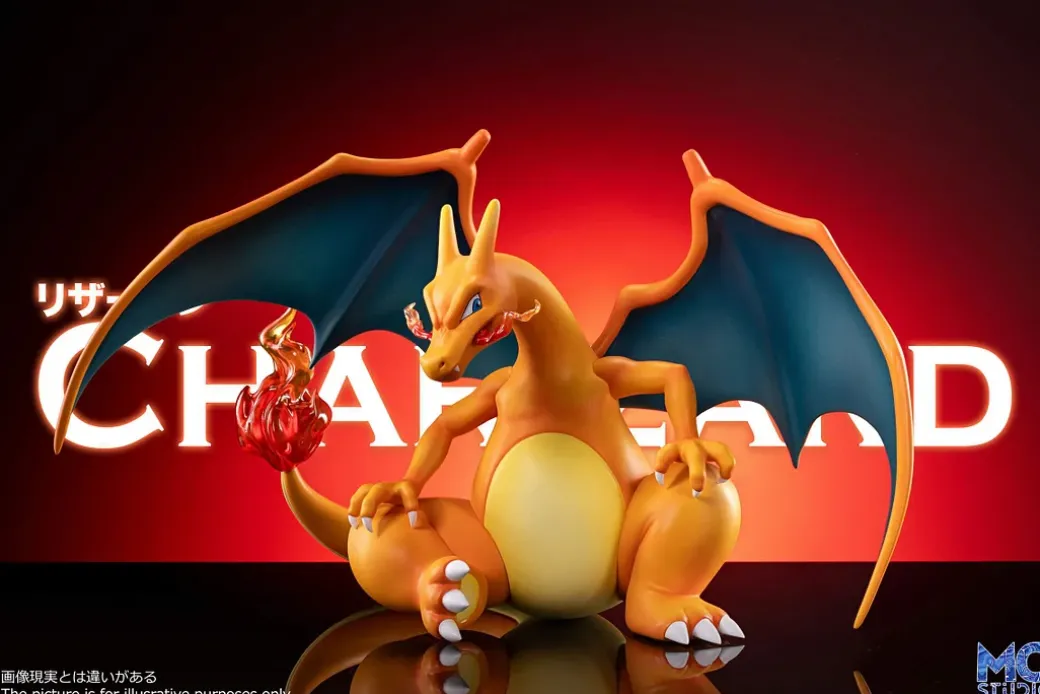 1/20 & 1/8 Scale World Zukan Charizard - Pokemon Resin Statue - MG Studios