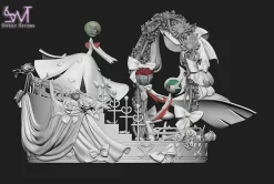 1/40 & 1/20 Scale World Zukan Couple Series 001 Mega Gardevoir & Mega Gallade's Wedding - Pokemon Resin Statue - Sweet Studio