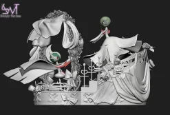 1/40 & 1/20 Scale World Zukan Couple Series 001 Mega Gardevoir & Mega Gallade's Wedding - Pokemon Resin Statue - Sweet Studio