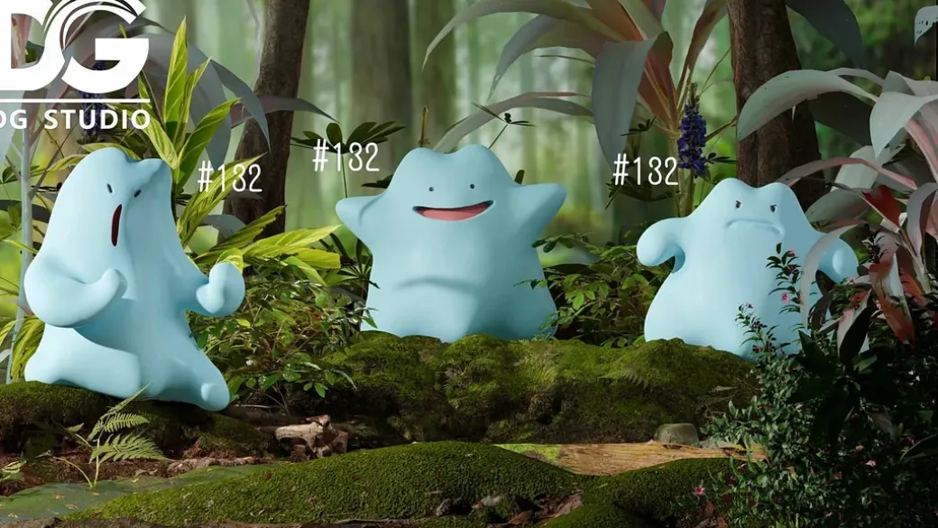 1/20 & 1/10 Scale World Zukan Ditto - Pokemon Resin Statue - DG Studio