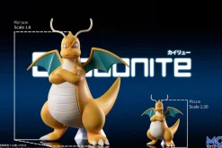 1/20 & 1/8 Scale World Zukan Dragonite - Pokemon Resin Statue - MG Studios