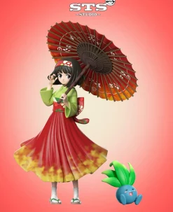 1/20 & 1/8 Scale World Zukan Erika & Oddish - Pokemon Statue - STS Studio