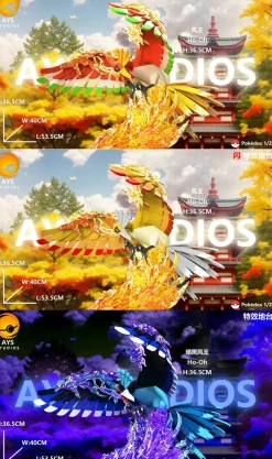 1/20 & 1/40 Scale World Zukan Ho-Oh - Pokemon Resin Statue - AYS Studios