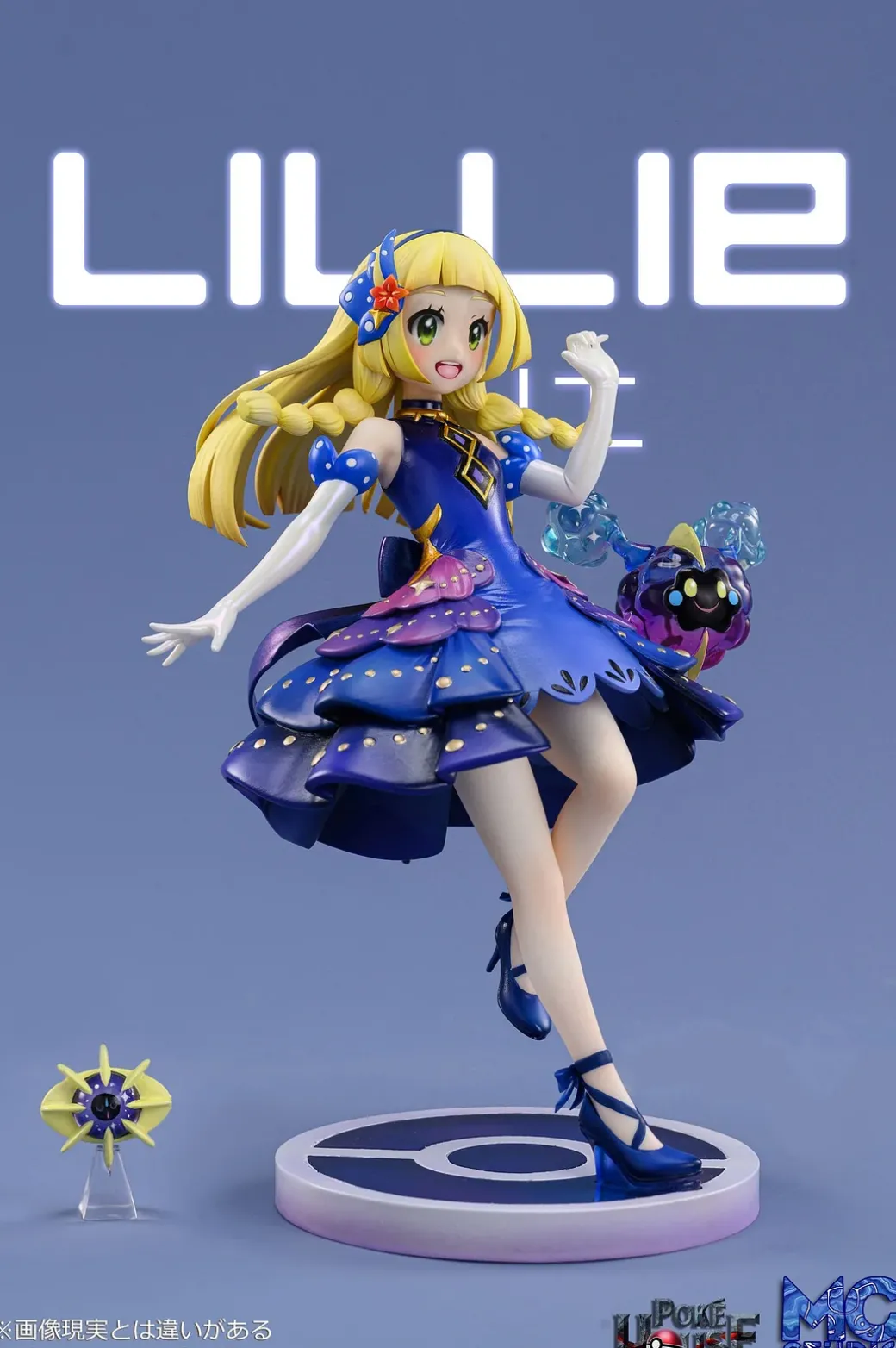 1/20 & 1/8 Scale World Zukan Lillie & Evolution of Solgaleo Set & Evolution of Lunala Set - Pokemon Resin Statue - POKE HOUSE Studio