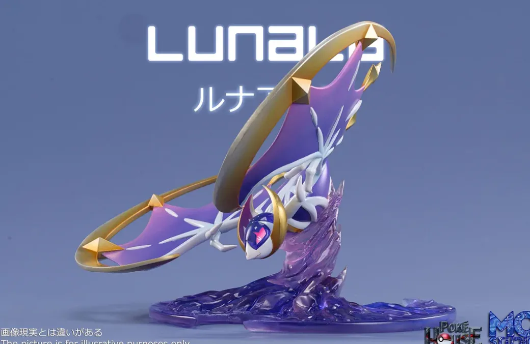 1/20 & 1/8 Scale World Zukan Lillie & Evolution of Solgaleo Set & Evolution of Lunala Set - Pokemon Resin Statue - POKE HOUSE Studio