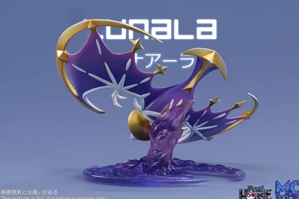 1/20 & 1/8 Scale World Zukan Lillie & Evolution of Solgaleo Set & Evolution of Lunala Set - Pokemon Resin Statue - POKE HOUSE Studio