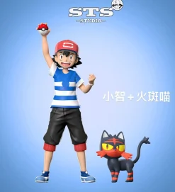 1/20 & 1/8 Scale World Zukan Main Characters of Pokemon Sun & Moon - Pokemon Statue - STS Studio