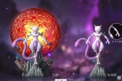 1/20 & 1/10 Scale World Zukan Mewtwo with LED - Pokemon Resin Statue - Clover Studio