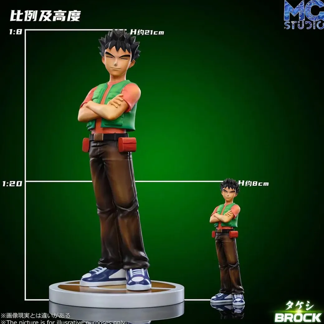 1/20 & 1/8 Scale World Zukan Misty & Brock - Pokemon Resin Statue - MG Studios
