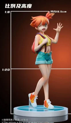 1/20 & 1/8 Scale World Zukan Misty & Brock - Pokemon Resin Statue - MG Studios