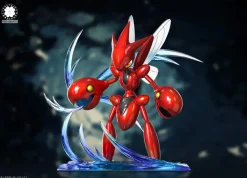 1/20 & 1/10 Scale World Zukan Scizor - Pokemon Resin Statue - Clover Studio