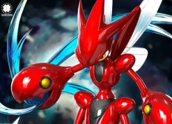 1/20 & 1/10 Scale World Zukan Scizor - Pokemon Resin Statue - Clover Studio
