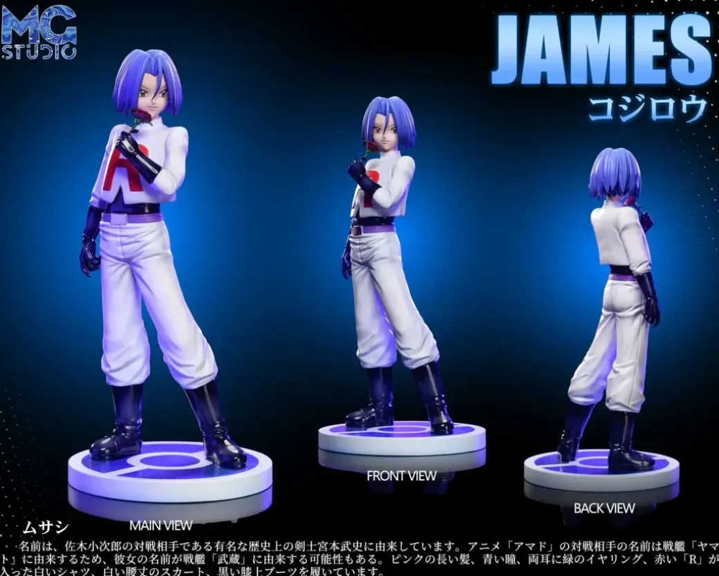 1/20 & 1/8 Scale World Zukan Team Rocket & Pokemons - Pokemon Resin Statue - MG Studios