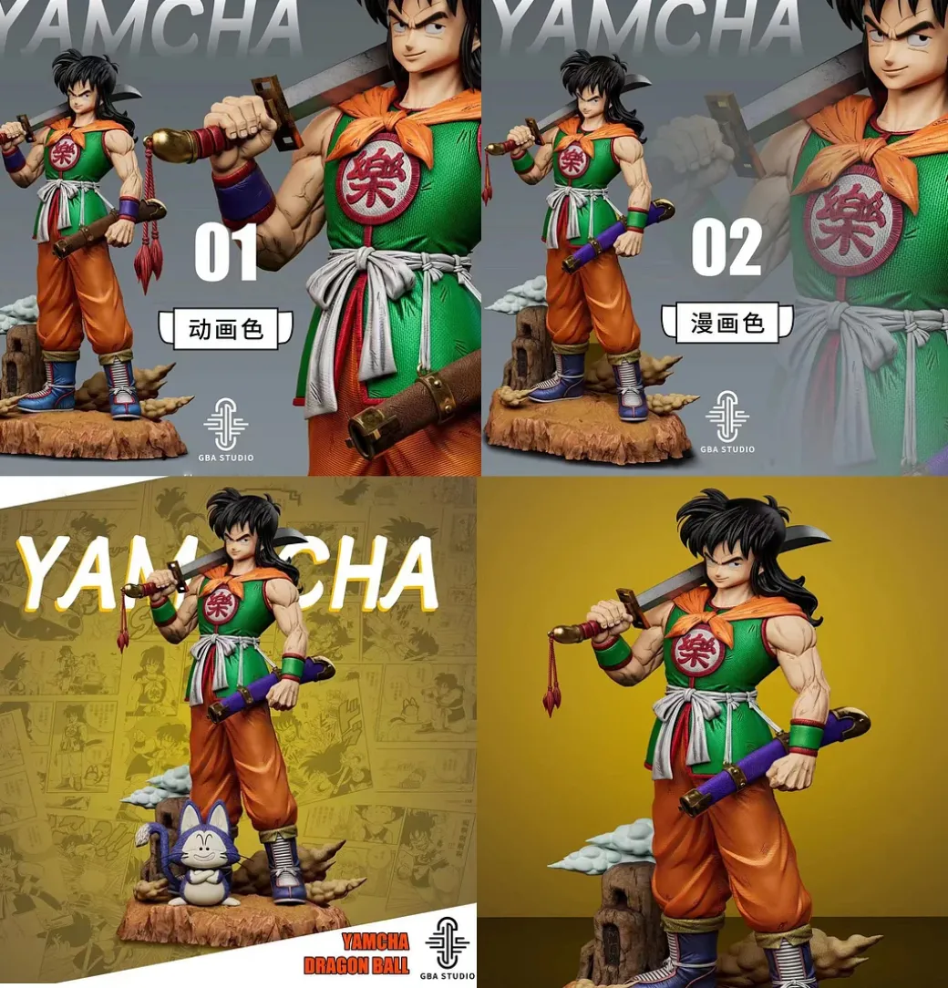 1/6 & 1/4 Scale Yamcha - Dragon Ball Resin Statue - GBA Studio